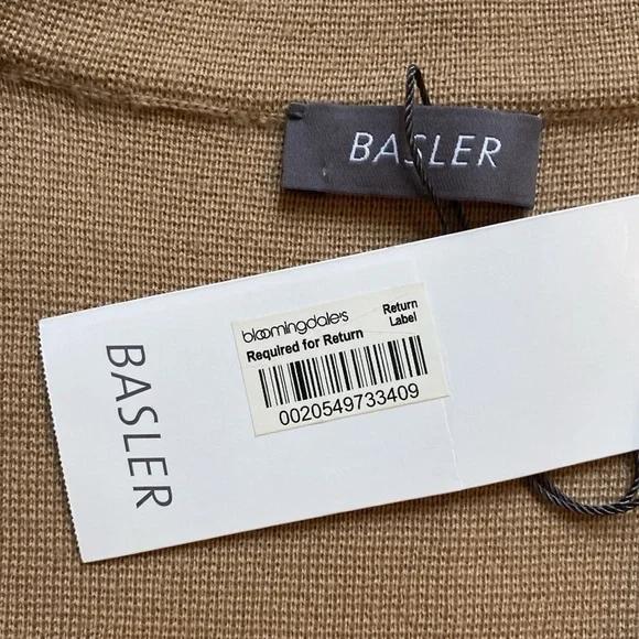 Basler 100% Virgin Wool Long Open Cardigan Sweater Size 42 EUR/ 10 US - Picture 6 of 14